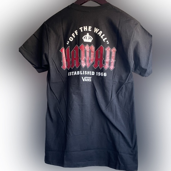 VANS MENS ROYAL HAWAII SHORT SLEEVE TEE - black - Picture 2 of 11